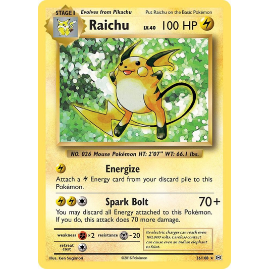 Raichu - Evolutions #36/108