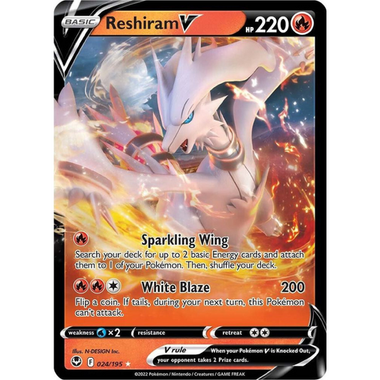 Reshiram V - Silver Tempest #024/195