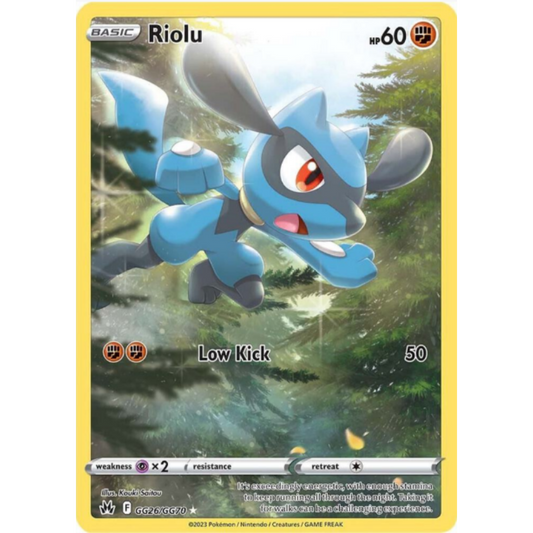Riolu - Crown Zenith: Galarian Gallery #GG26/GG70