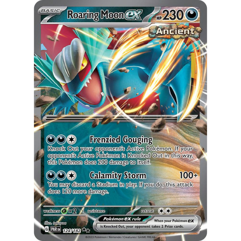 Roaring Moon ex - Paradox Rift #124/182