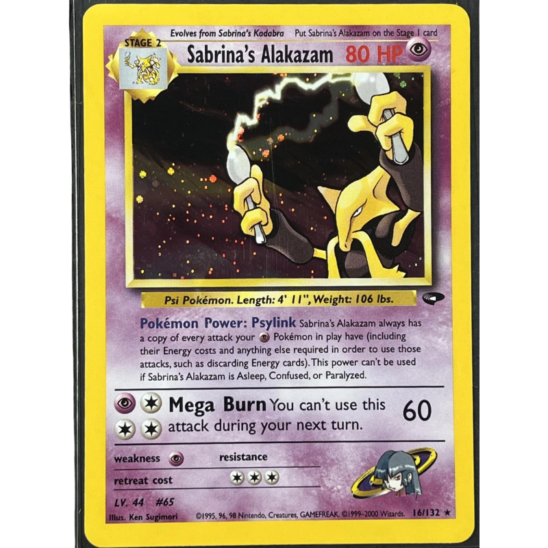 Sabrina's Alakazam - Gym Challenge #016/132