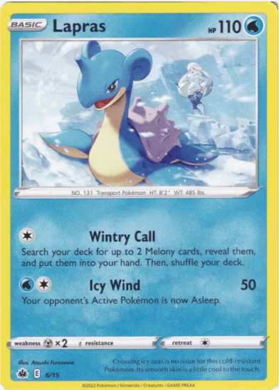 Lapras -  - McDonald's Promos 2022 #006/015 (Near Mint)