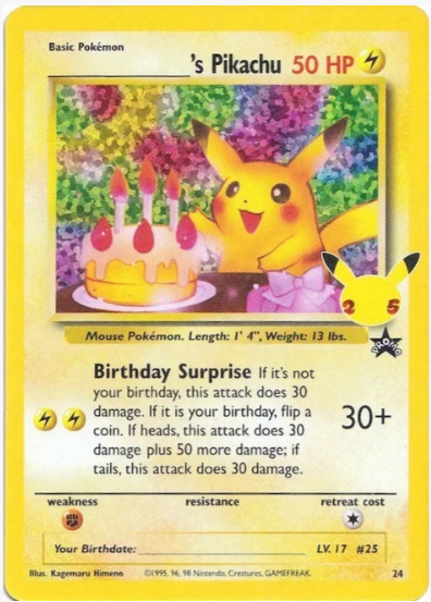 ______'s Pikachu - Celebrations: Classic Collection #24/53 (Near Mint)