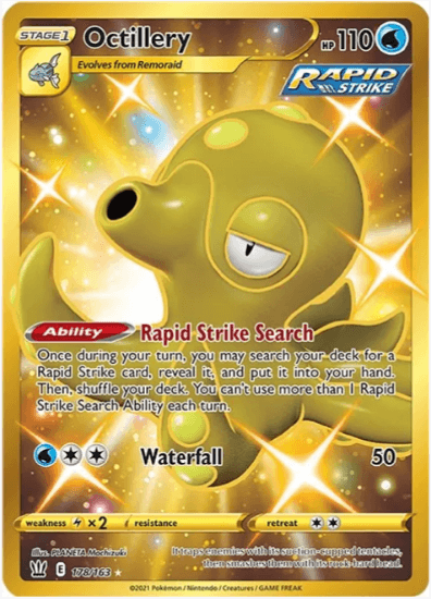 Octillery (Secret) - Battle Styles #178/163 (Near Mint)
