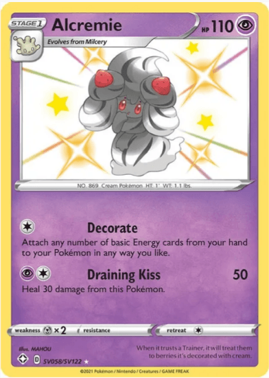 Alcremie - Shining Fates: Shiny Vault #SV058/SV122