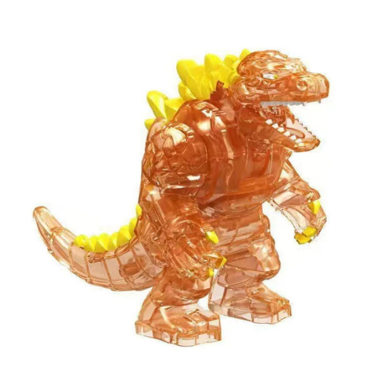 Custom Lego Compatible Large Orange Godzilla Big Fig