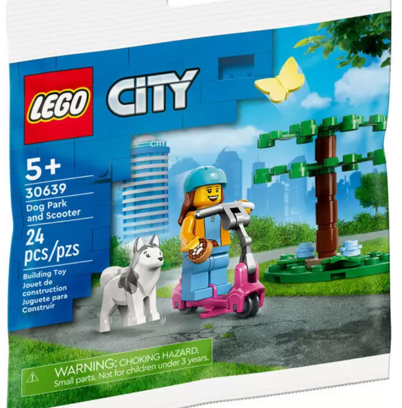 Lego City Dog Park & Scooter Building Kit 30639