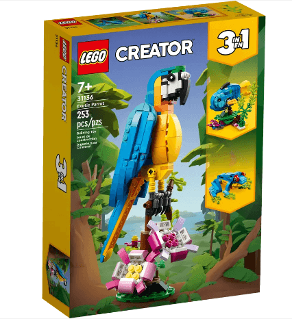 Lego Exotic Parrot 3 in 1 creator 31136