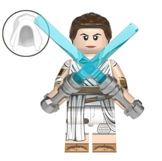 Custom Lego Compatible Rey Palpatine Minifig