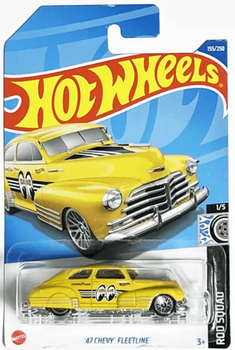 Hot Wheels 47 Chevy Fleetline (Yellow) #155/250 Rod Squad
