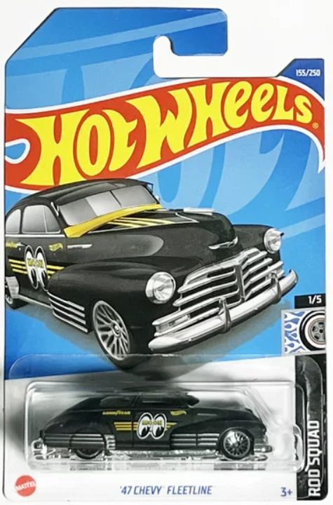 Hot Wheels 47 Chevy Fleetline (Black) #155/250 Rod Squad