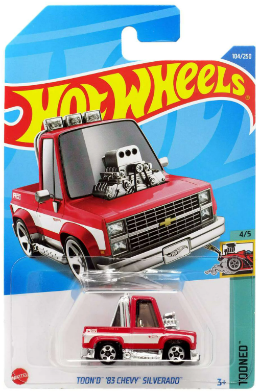 Hot Wheels Tooned Toon'd '83 Chevy Silverado #104/250