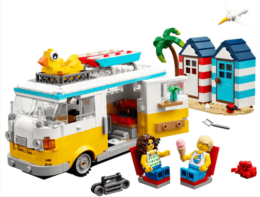 LEGO 3 in 1 Beach Camper Van 31138 Building Set