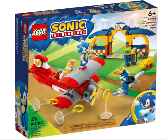 Lego Sonic Tails' Workshop and Tornado Plane 76991
