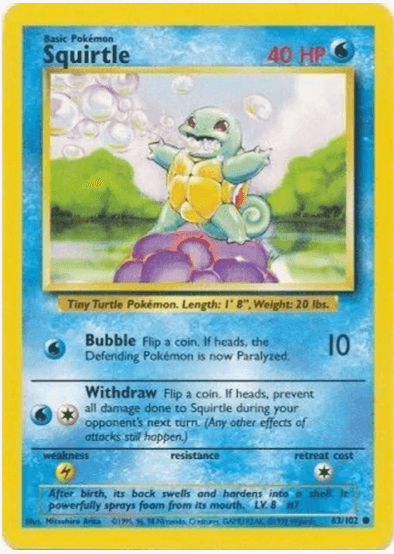 Squirtle - Base Set #63/102