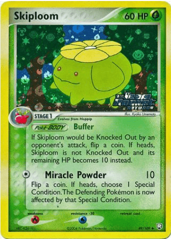 Skiploom – Team Rocket Returns #049/109 (Reverse Holo) (wenig gespielt)