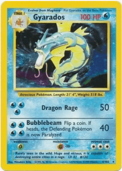 Gyarados - Base Set #006/102