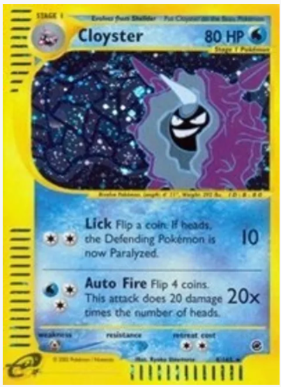 Cloyster - Expedition #008/165 (Reverse Holo)