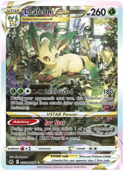 Leafeon VSTAR - Crown Zenith: Galarian Gallery #GG35/GG70