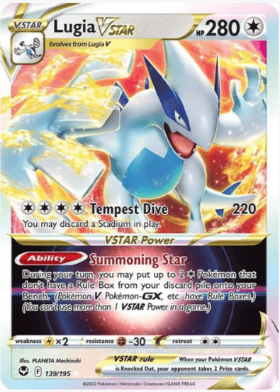 Lugia VSTAR - Silver Tempest  #139/195