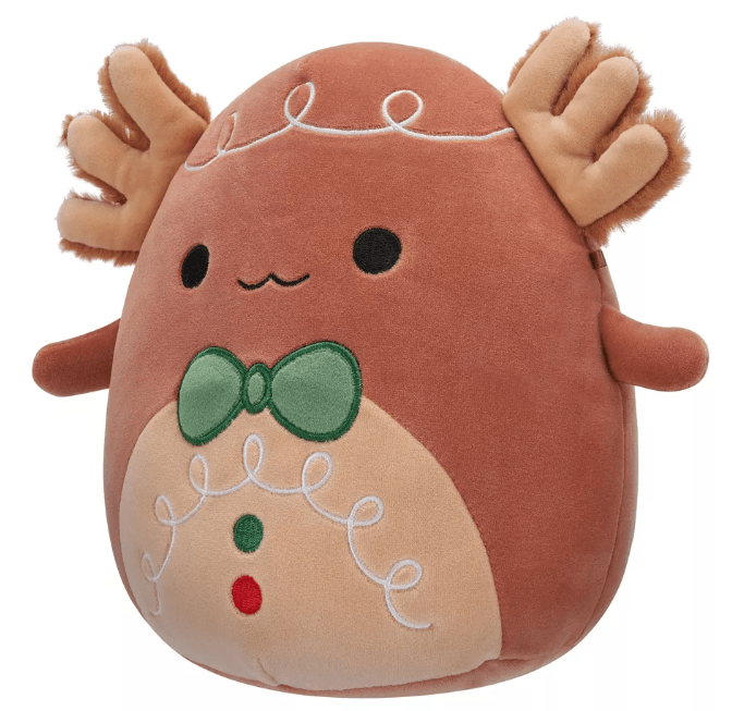 Original Squishmallows Gingerbread Axolot 8"