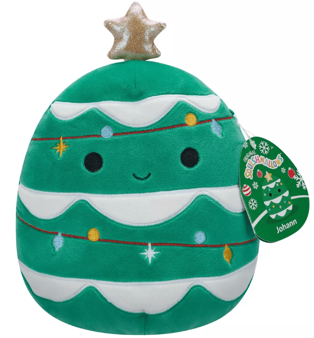 Original Squishmallows Christmas Tree with Snow 8"