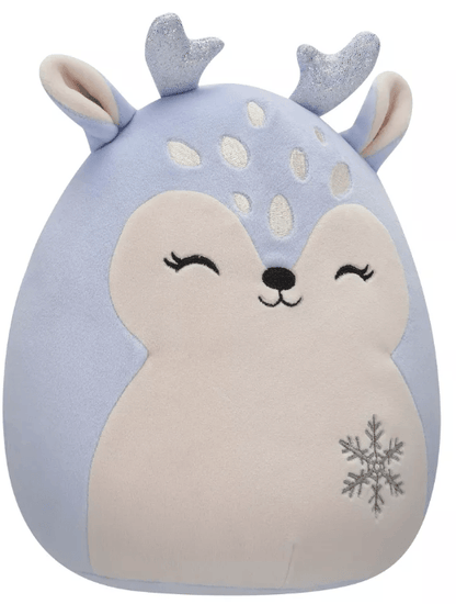 Original Squishmallows Farryn Purple Fawn with Snowflake 8"