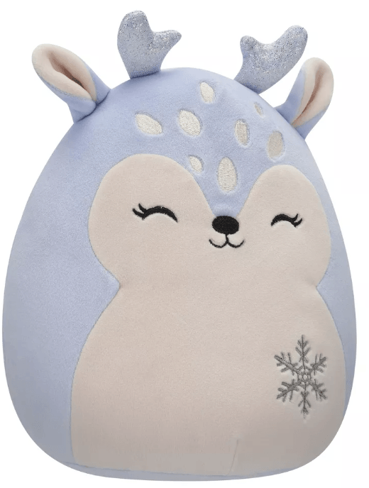 Original Squishmallows Farryn Purple Fawn with Snowflake 8"