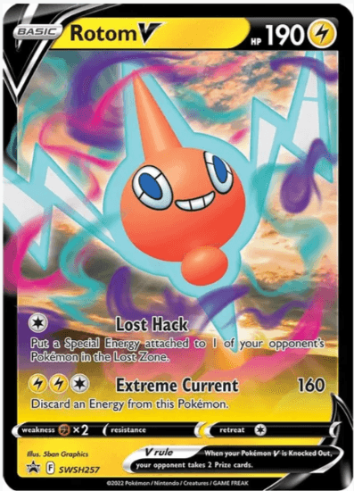 Rotom V - Sword & Shield Promo Cards #SWSH257