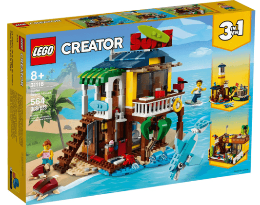 Lego Surfer Beach House 3in1 creator 31118