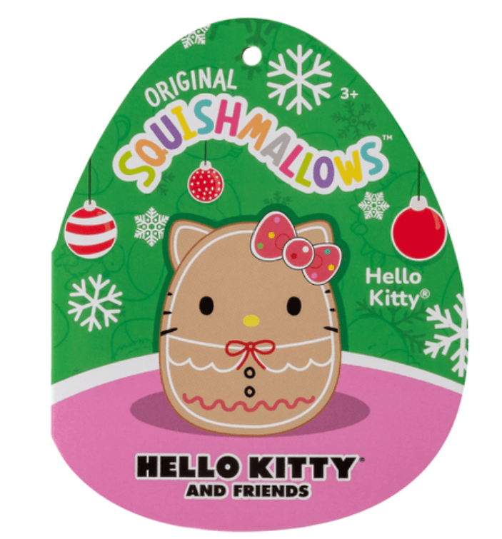 Squishmallows Hello Kitty Gingerbread Squish 5 Inch Brown