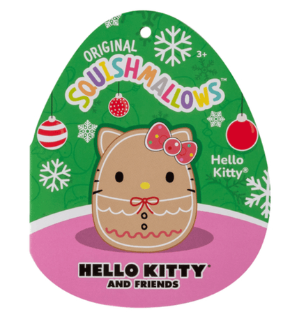 Original Squishmallows - Hello Kitty Holiday Gingerbread 6.5 in