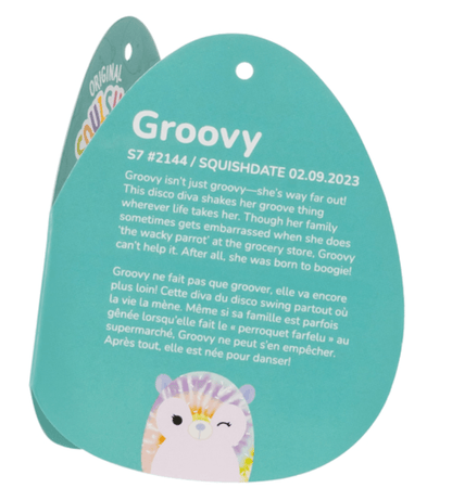 Original Squishmallows - Groovy the Hedgehog 7.5in