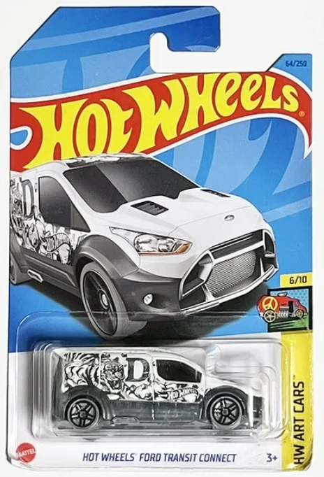 Hot Wheels Ford Transit Connect HW Art Cars 64/250