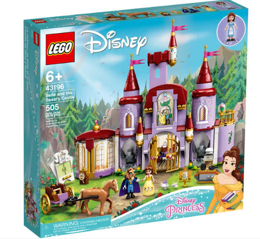 Lego Disney Belle and the Beast's Castle 43196