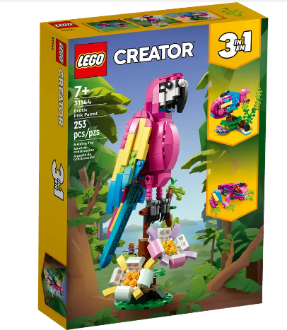 Lego Exotic Pink Parrot 3in1 creator 31144