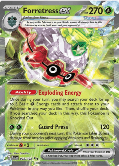 Forretress ex - Paldea Evolved #005/193