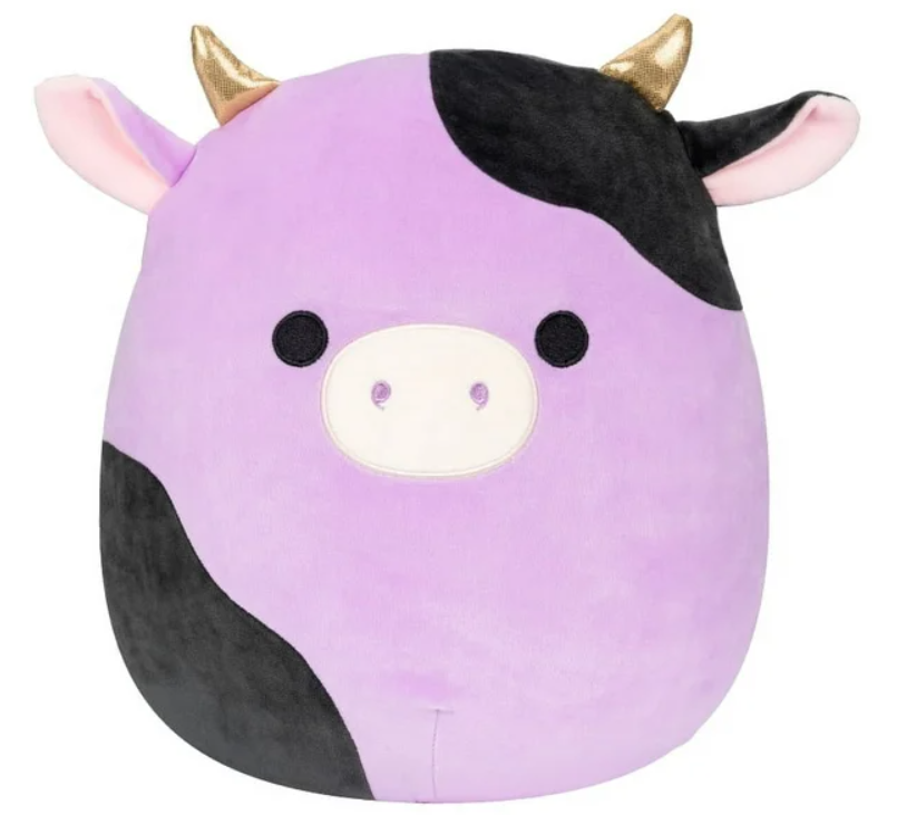 Original Squishmallow Alexie the purple cow 12 in
