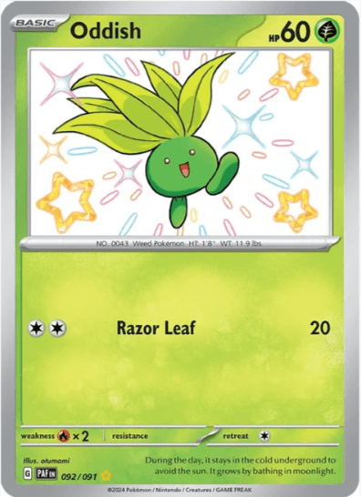 Oddish - Paldean Fates #092/091