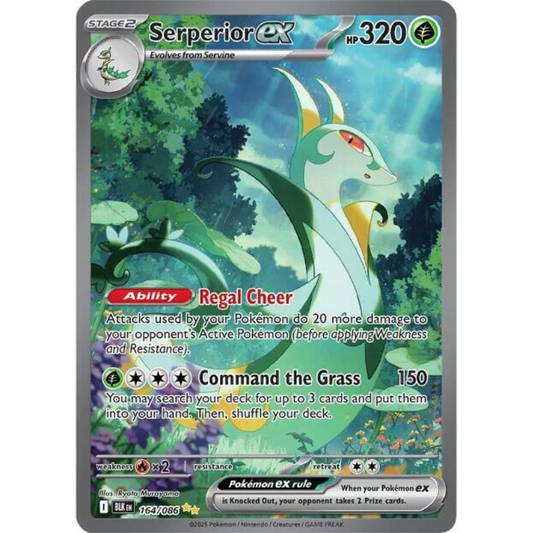 Serperior ex - Black Bolt #164/086