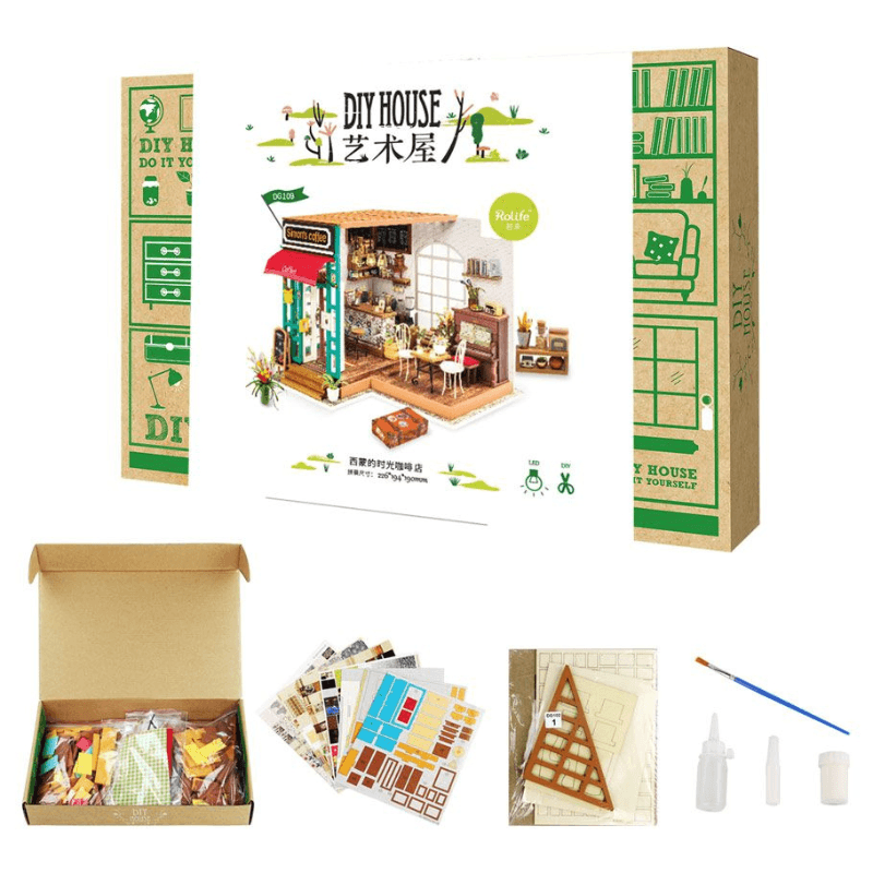 Simon's Coffee - Rolife DIY Miniature