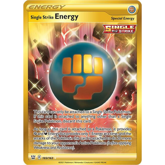 Single Strike Energy (Secret) - Battle Styles #183/163