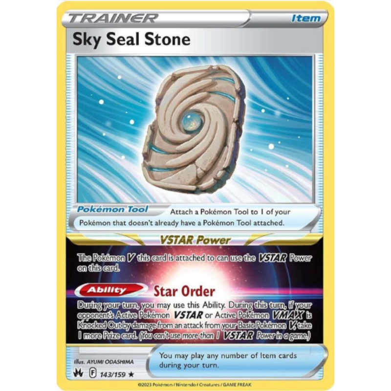 Sky Seal Stone - Crown Zenith #143/159