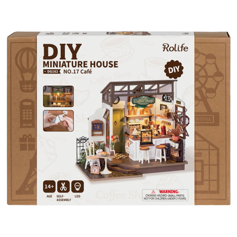 Slow Life Café - Rolife DIY Miniature