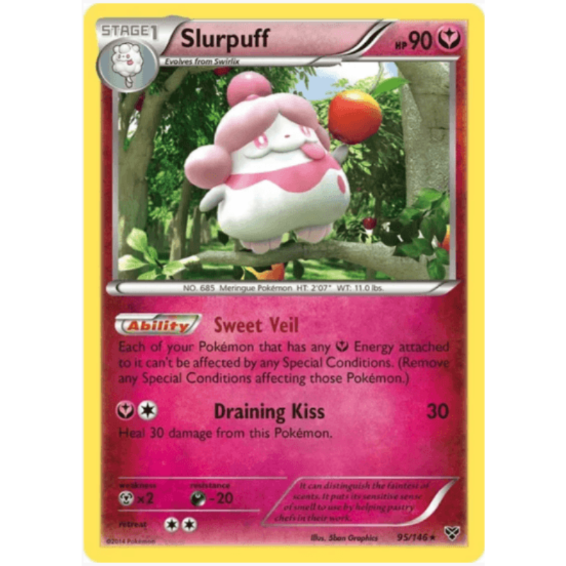 Slurpuff - XY Base Set #95/146 Holo