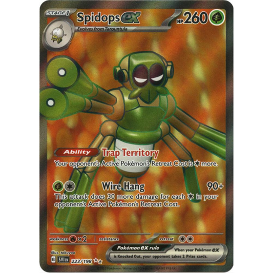 Spidops ex - Scarlet & Violet Base Set #223/198