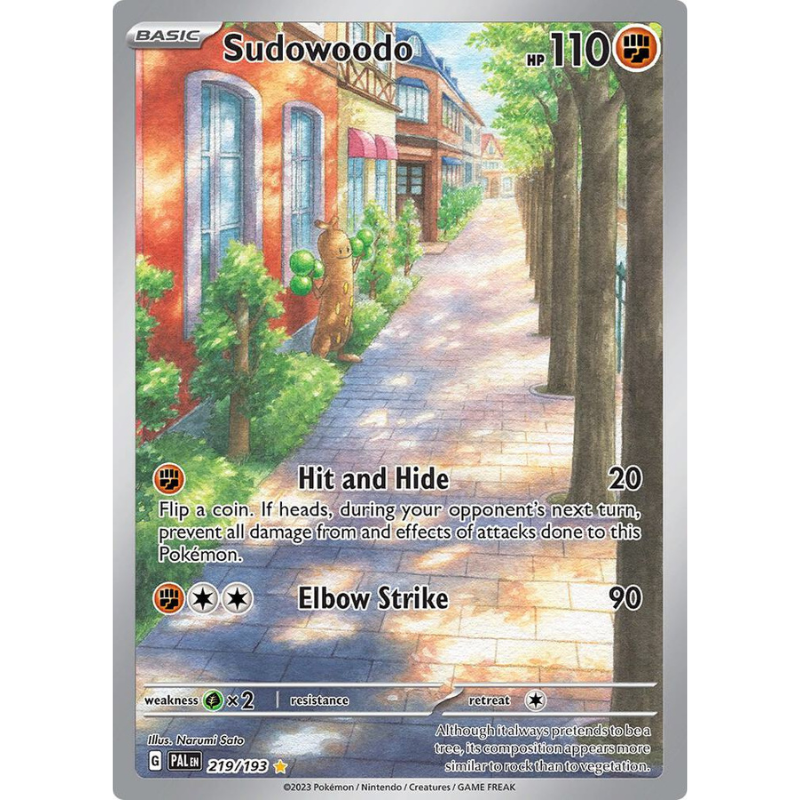 Sudowoodo - Paldea Evolved #219/193