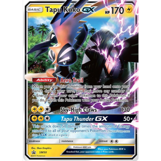 Tapu Koko GX - SM50 - SM Promos #SM50