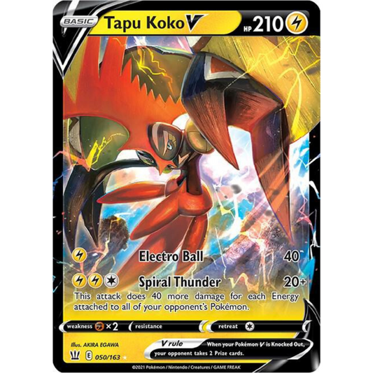 Tapu Koko V - Battle Styles #050/163