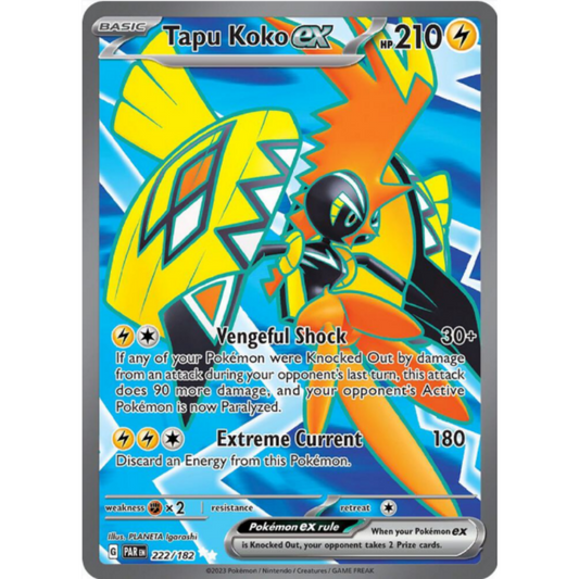 Tapu Koko ex - Paradox Rift #222/182